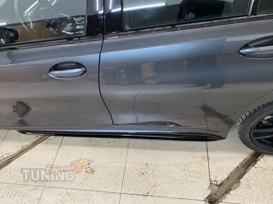 Установка накладок под пороги BMW 3 G20 / G21