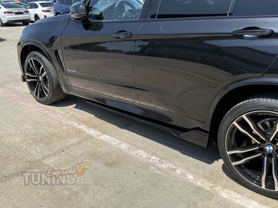Установка накладок под пороги BMW X5 F15 M-Performance
