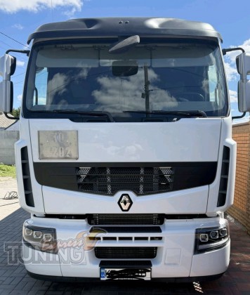Козырек на лобовое стекло Renault Premium 2 поколения черный