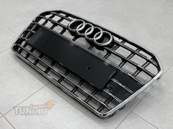 Фирменная решетка для Audi A6 C7 2015-2017