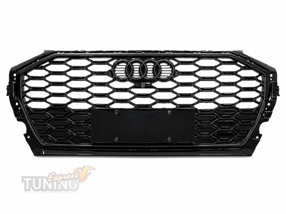 S-Line Решетка радиатора Audi Q5 FY рестайл 2020-2024 черная 80G