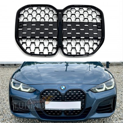 Радиаторная решетка на BMW 4 G22 / G23 2020-2024