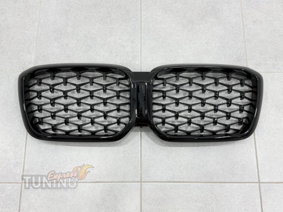Передняя решетка BMW X4 G02 рестайл 2022-2024 Shadow Line