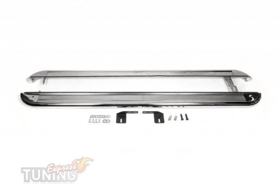Силовые подножки Volvo XC90 1 2003-2012 нержавеющая сталь 2шт