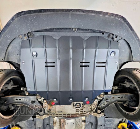 Защита картера двигателя Volkswagen Touran 1 с Webasto 2003-2015