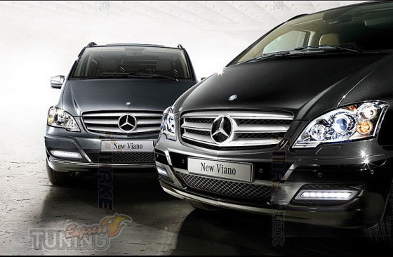 Дневные ходовые огни Мерседес Вито 639 (ДХО для Mercedes Vito W6