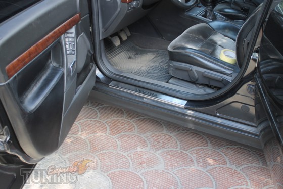 Накладки на пороги Опель Вектра С (защитные накладки Opel Vectra C ...