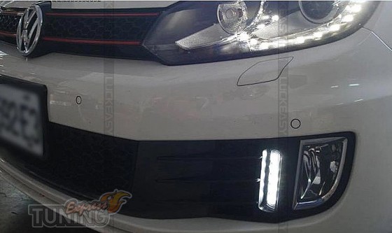 Дневные ходовые огни Фольксваген Гольф 6 (ДХО для Volkswagen Gol