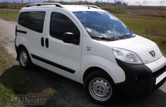 Рейлинги на автомобиль Пежо Биппер (рейлинги на крышу Peugeot Bi