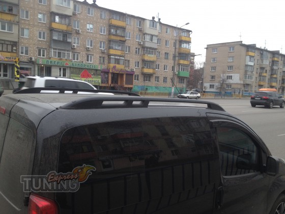 Рейлинги Ситроен Немо (рейлинги на крышу Citroen Nemo Crown алюм