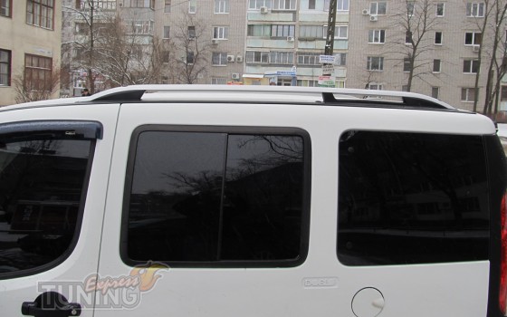 Рейлинги на Фиат Добло 1 (рейлинги Fiat Doblo 1 Crown алюминий)