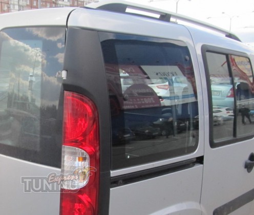 купить Рейлинги на Фиат Добло 1 (рейлинги Fiat Doblo 1 Crown алю