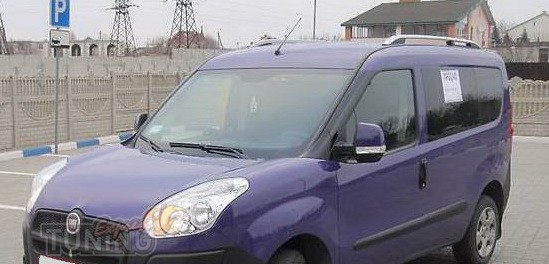 Рейлинги на Фиат Добло 2 в магазине експресстюнинг(рейлинги Fiat