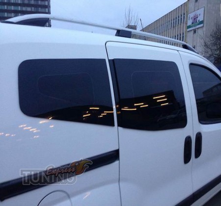 купить Рейлинги на Фиат Фиорино (рейлинги Fiat Fiorino Crown алю