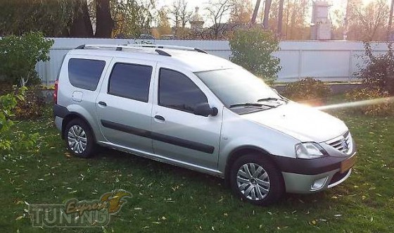 Рейлинги на Dacia Logan MCV (продольные рейлинги Дачия Логан уни