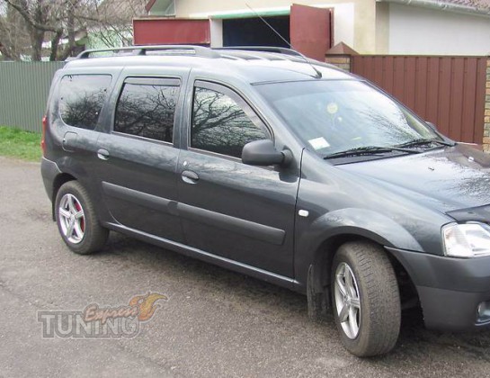 Рейлинги на авто Рено Логан универсал (рейлинги на крышу Renault