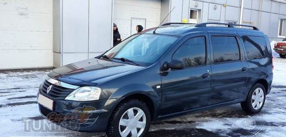Рейлинги на крышу Рено Логан универсал (рейлинги Renault Logan M