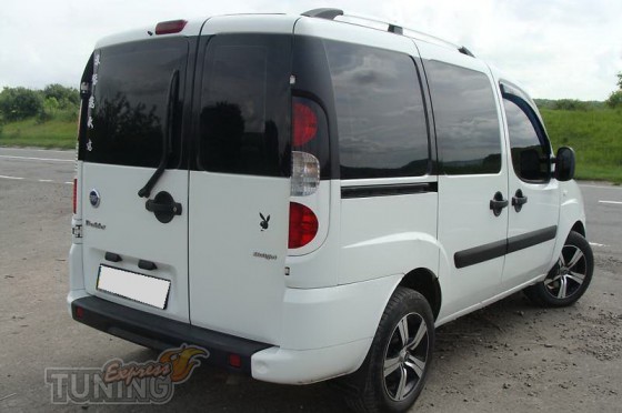 Рейлинги на автомобиль Фиат Добло 1 (рейлинги Fiat Doblo 1 конце