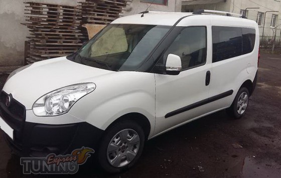 купить Рейлинги на Фиат Добло 2 (рейлинги Fiat Doblo 2 концевик.