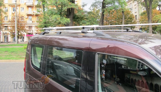 Рейлинги на автомобиль Фиат Добло 2 (рейлинги Fiat Doblo 2 конце