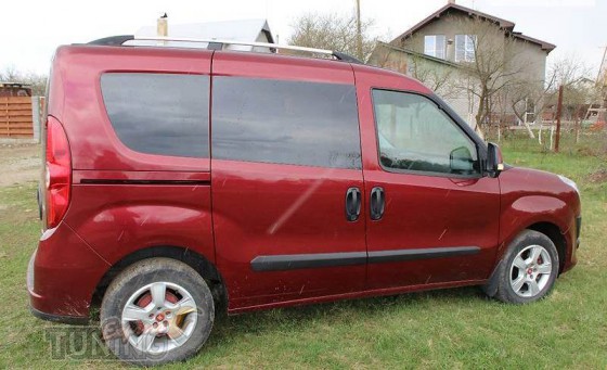 Рейлинги на Fiat Doblo 2 в магазине expresstuning (продольные ре