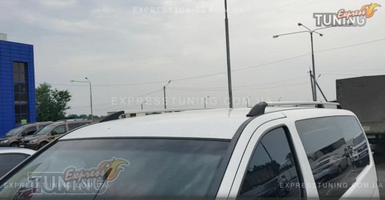 продольные Рейлинги на Hyundai H1 (продольные рейлинги Хендай Н1
