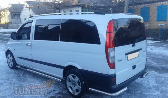заказать Рейлинги на Mercedes Vito W639 (продольные рейлинги Мер
