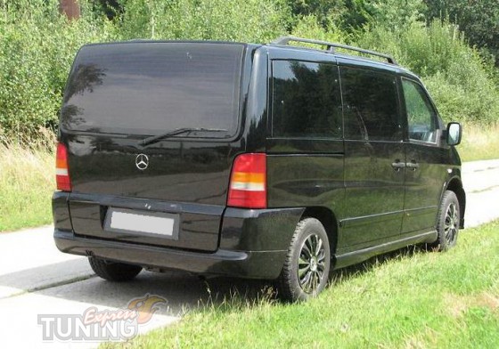 заказать Рейлинги на крышу Мерседес Вито В 638 (рейлинги Mercede