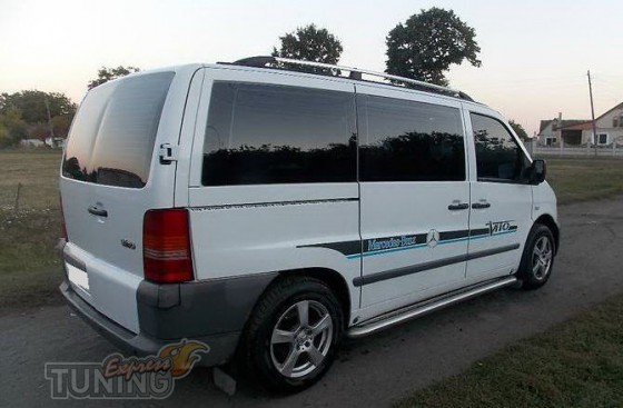 Рейлинги на Mercedes Vito W638 в магазине експресстюнинг (продол