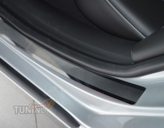 купить Накладки на пороги Шевроле Малибу (защитные накладки Chev