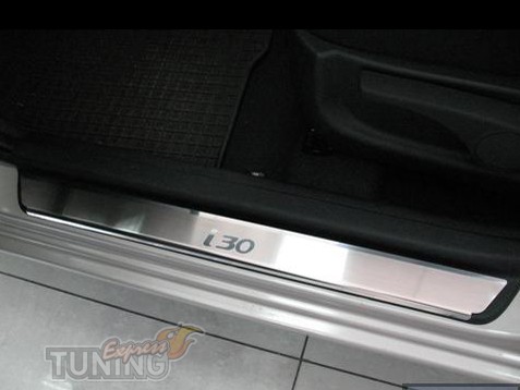 купить Накладки на пороги Хендай i30 1 (защитные накладки Hyunda