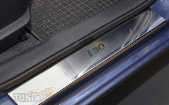 Накладки на пороги Хендай i30 2 (защитные накладки Hyundai I30 G