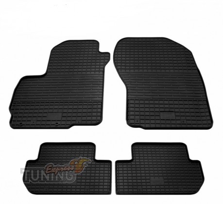 Резиновые коврики в салон Mitsubishi Outlander XL 2007 комплект