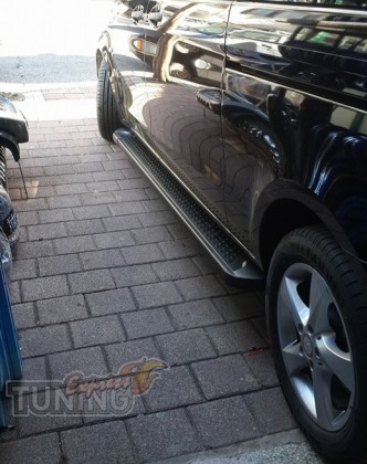 Пороги Mercedes Vito W447 дизайн Almond черные