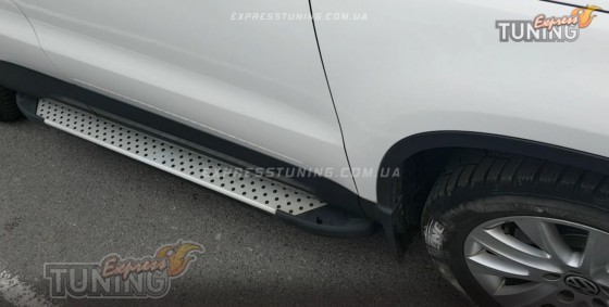 Пороги Фольксваген Тигуан (пороги для Volkswagen Tiguan стиль Al
