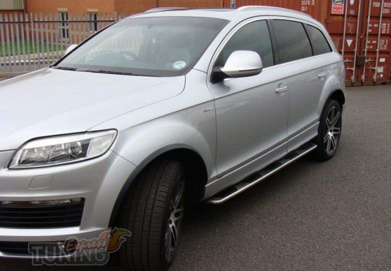 Оригинальные пороги Audi Q7 1 поколения фото