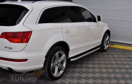 Боковые пороги Audi Q7 4L модель Fullmond