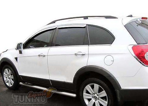 Боковые пороги трубами Chevrolet Captiva 2 с 2011- года