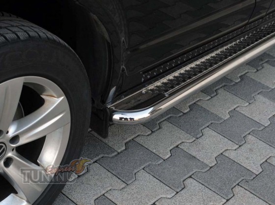 Пороги труба с листом Chevrolet Captiva 2