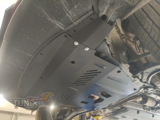 Защита картера двигателя Nissan X Trail T32 металлическая под ра