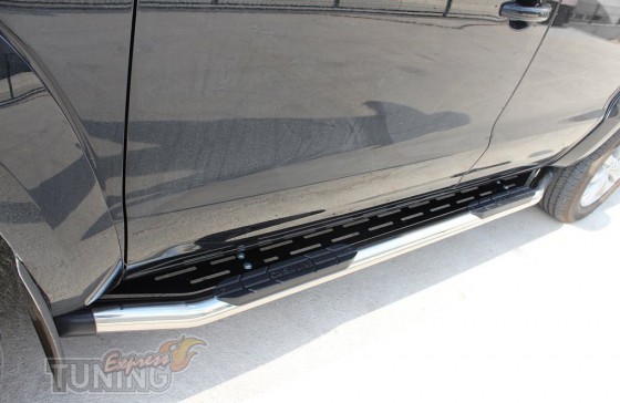 Подножки боковые для Mitsubishi L200 4 на модели с 2006-2012 год