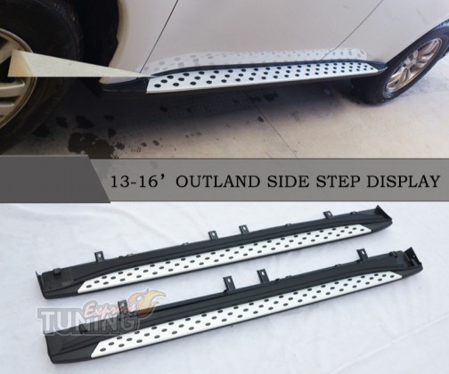 Оригинальные пороги Mitsubishi Outlander 3 