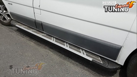 Боковые пороги Opel Vivaro дизайн Sunrise