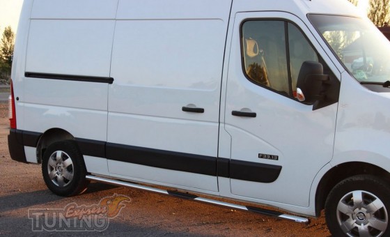 Пороги трубами Opel Movano B