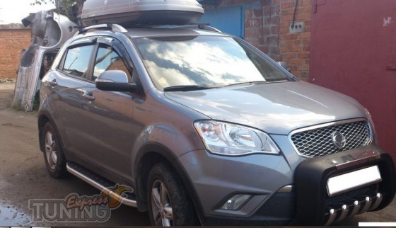 Пороги боковые SsangYong Korando стиль Fullmond