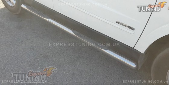 Пороги трубой SsangYong Kyron 