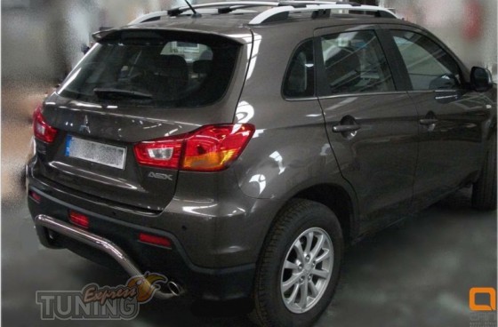 Защита бампера Mitsubishi ASX нержавеющая дуга