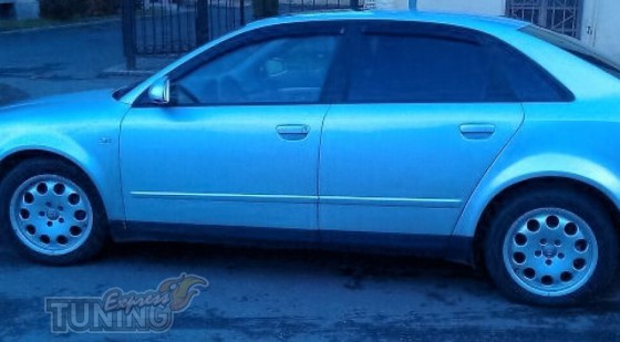 Ветровики Ауди А4 Б6 (дефлекторы окон Audi A4 B6)