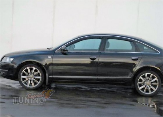 Ветровики Ауди А6 С6 (дефлекторы окон Audi A6 C6)