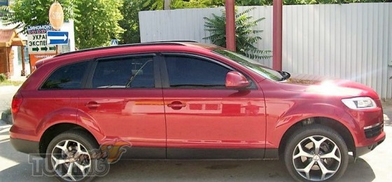 Ветровики Ауди Q7 4L (дефлекторы окон Audi Q7 4L)